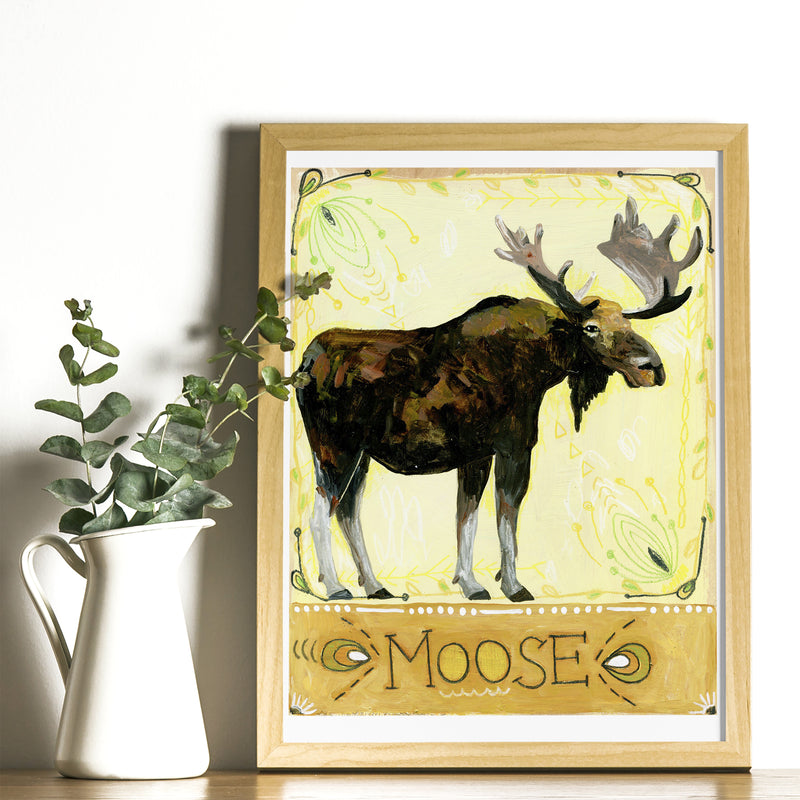 Animal Totem Print - Moose