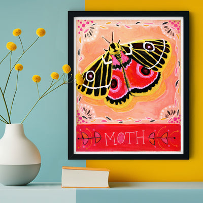 Animal Totem Print - Moth