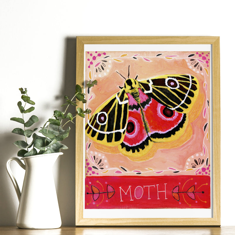 Animal Totem Print - Moth