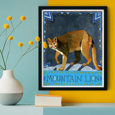 Animal Totem Print - Mountain Lion