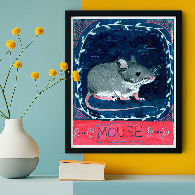 Animal Totem Print - Mouse