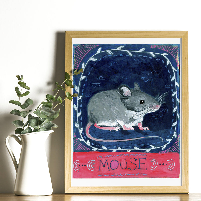 Animal Totem Print - Mouse