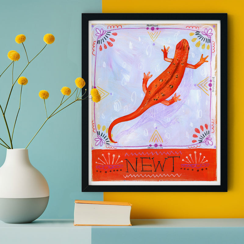 Animal Totem Print - Newt