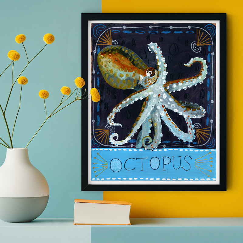 Animal Totem Print - Octopus