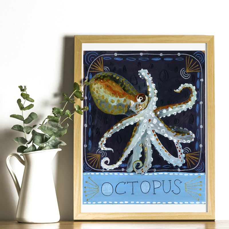 Animal Totem Print - Octopus