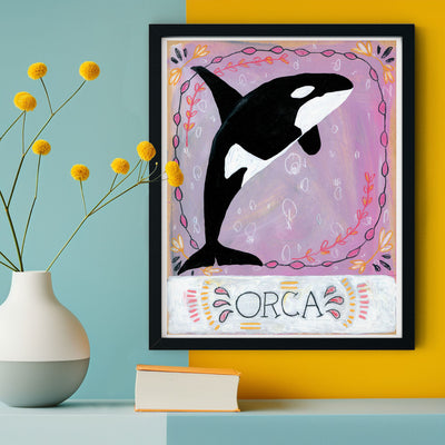 Animal Totem Print - Orca