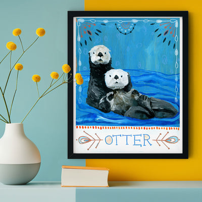 Animal Totem Print - Otter 2