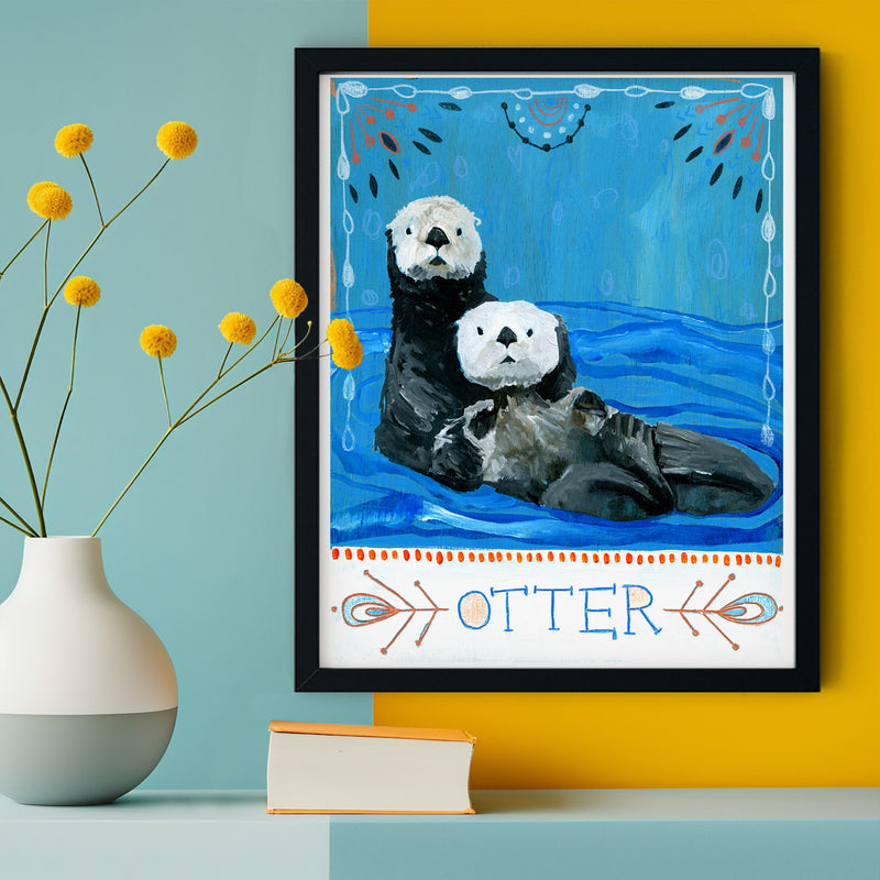 Animal Totem Print - Otter 2