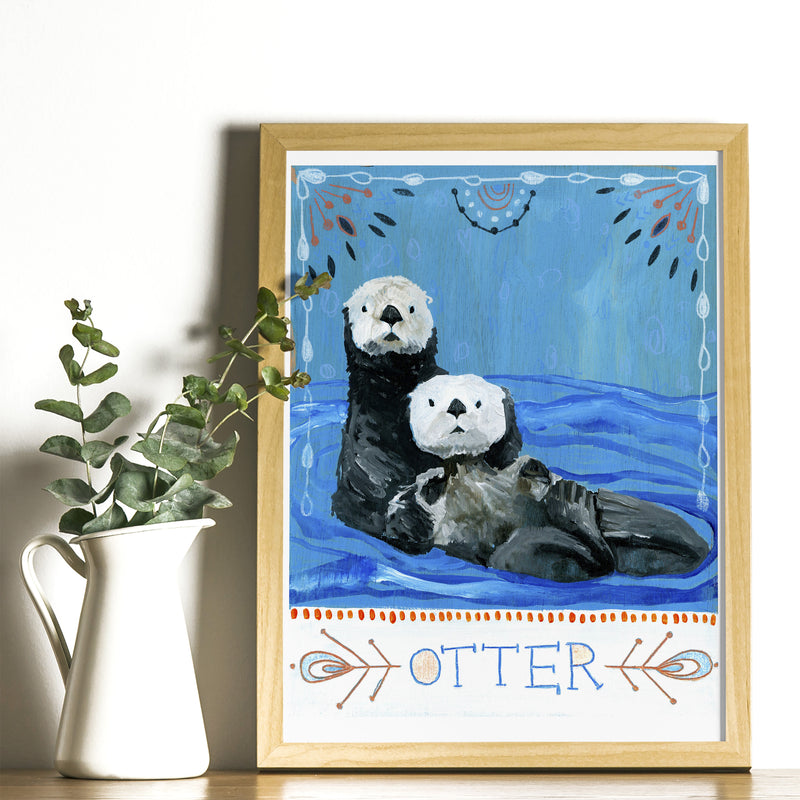 Animal Totem Print - Otter 2