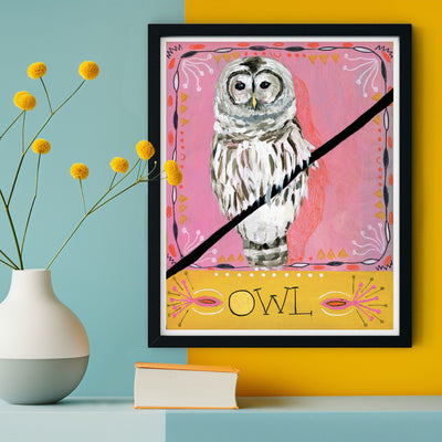 Animal Totem Print - Owl 2