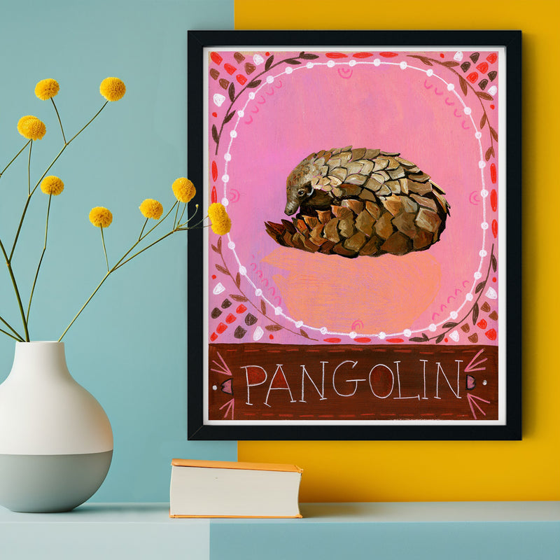 Animal Totem Print - Pangolin