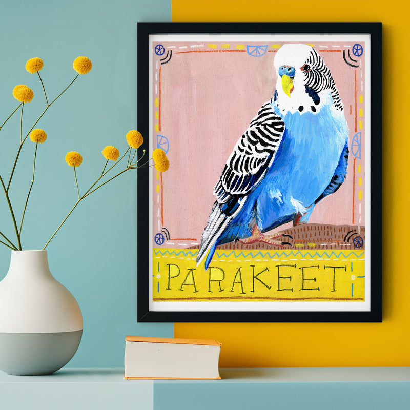 Animal Totem Print - Parakeet