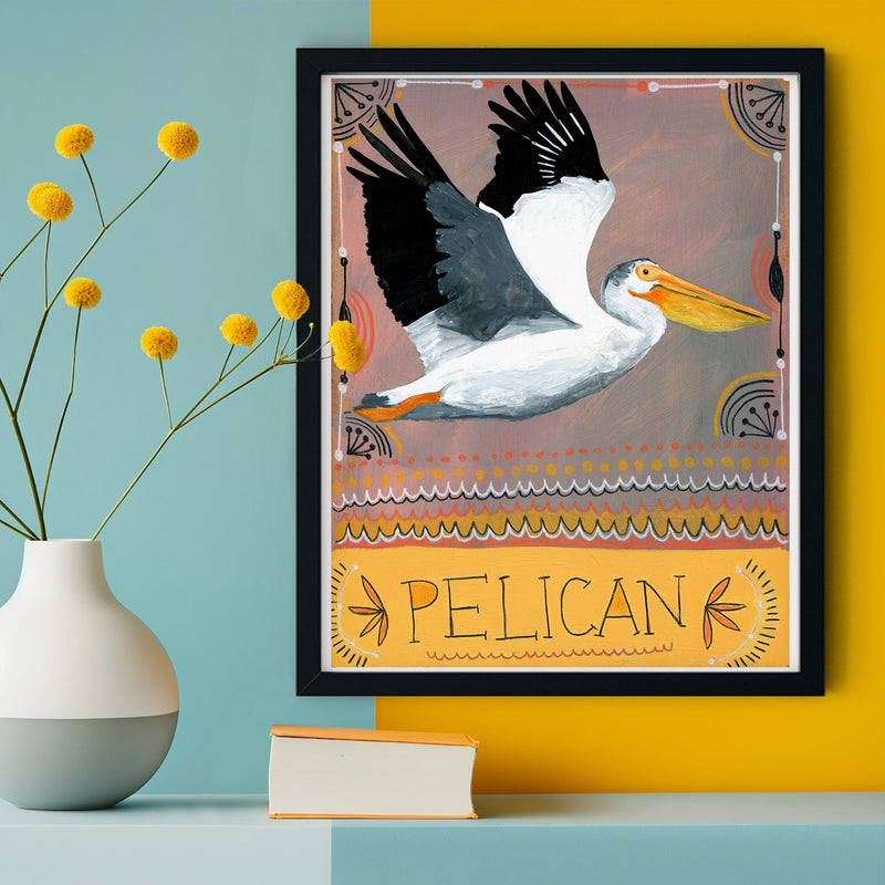 Animal Totem Print - Pelican