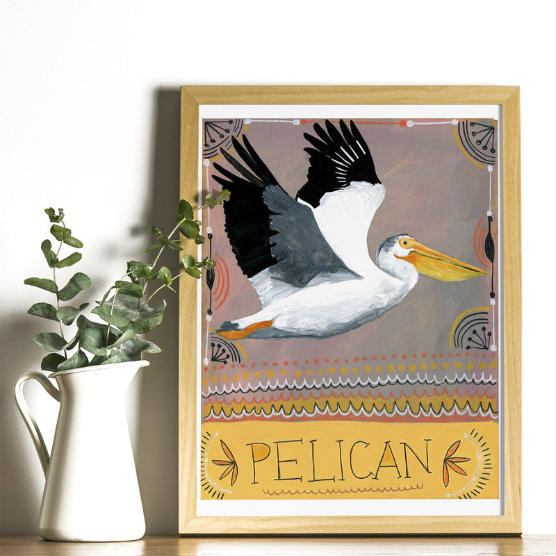 Animal Totem Print - Pelican