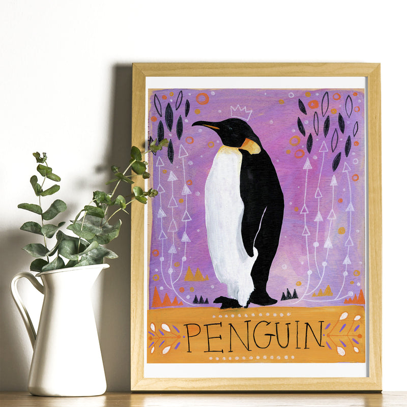 Animal Totem Print - Penguin