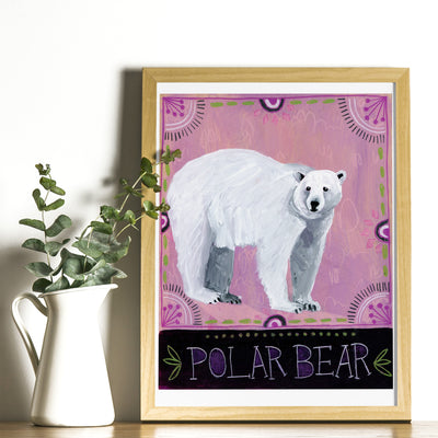 Animal Totem Print - Polar Bear