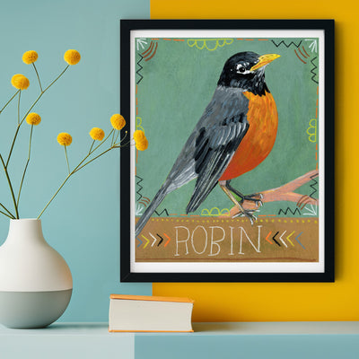 Animal Totem Print - Robin