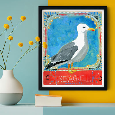 Animal Totem Print - Seagull