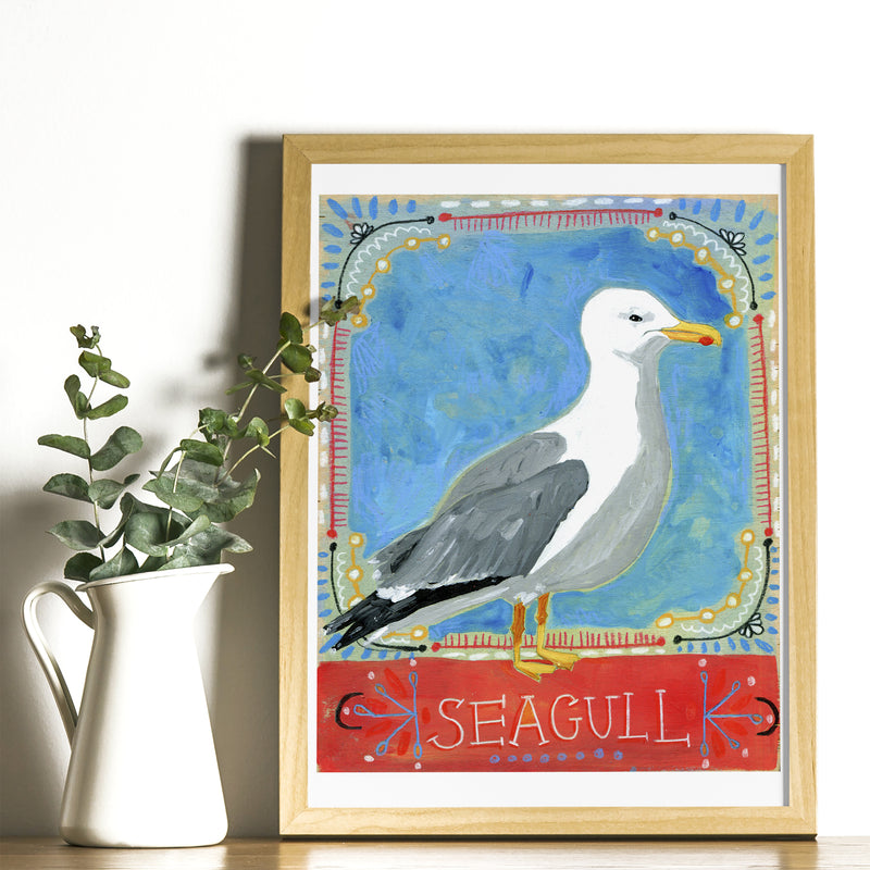 Animal Totem Print - Seagull