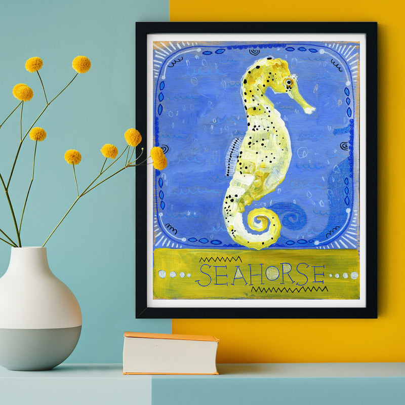 Animal Totem Print - Seahorse