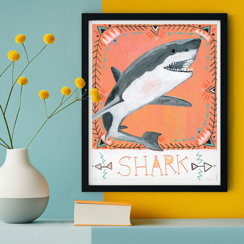 Animal Totem Print - Shark