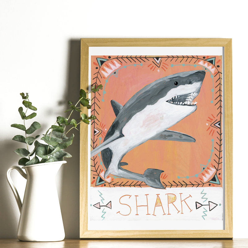 Animal Totem Print - Shark