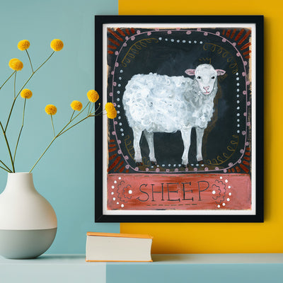 Animal Totem Print - Sheep