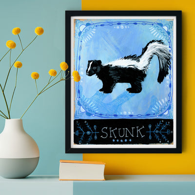 Animal Totem Print - Skunk