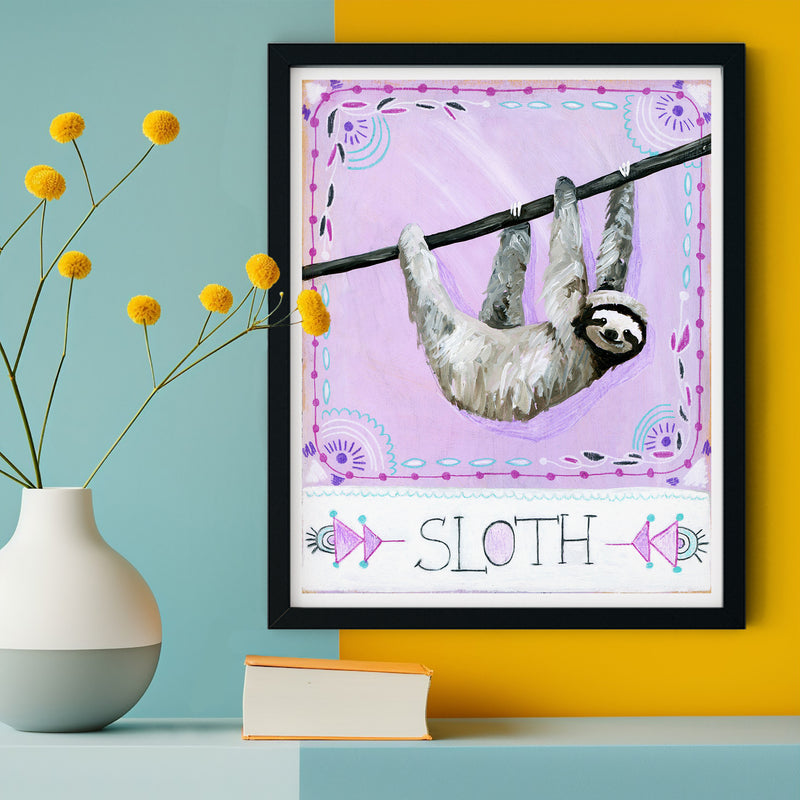 Animal Totem Print - Sloth