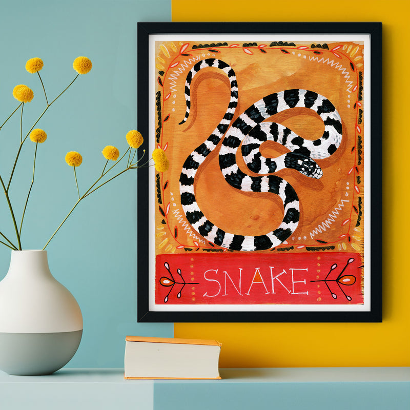 Animal Totem Print - Snake