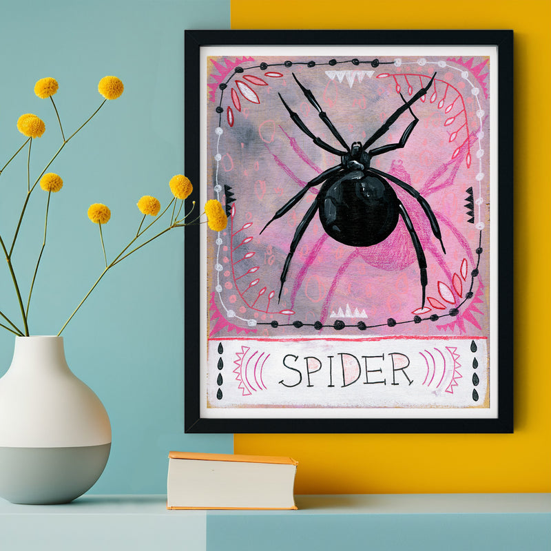 Animal Totem Print - Spider