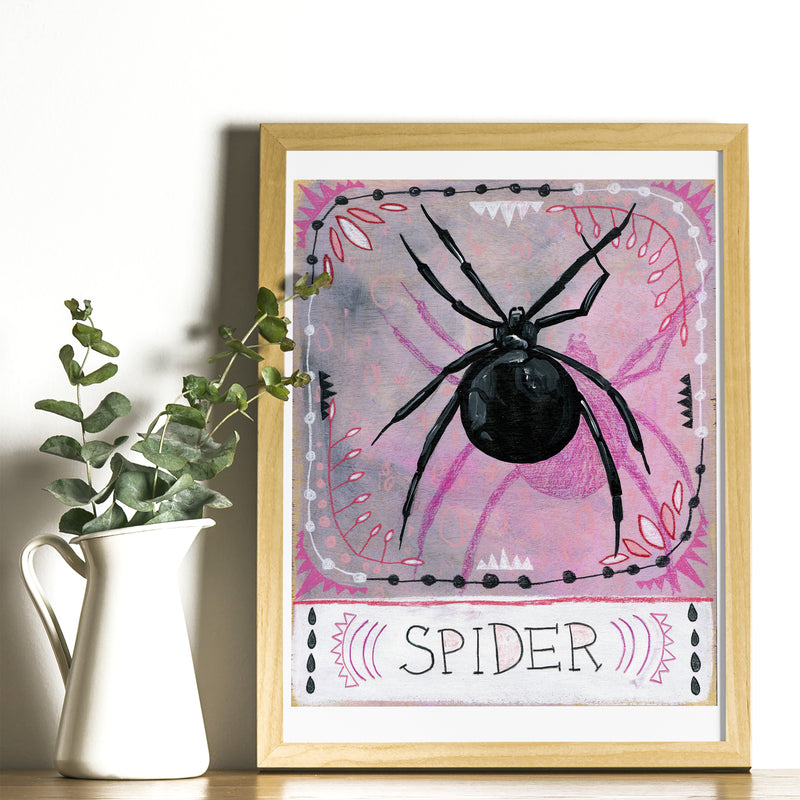 Animal Totem Print - Spider