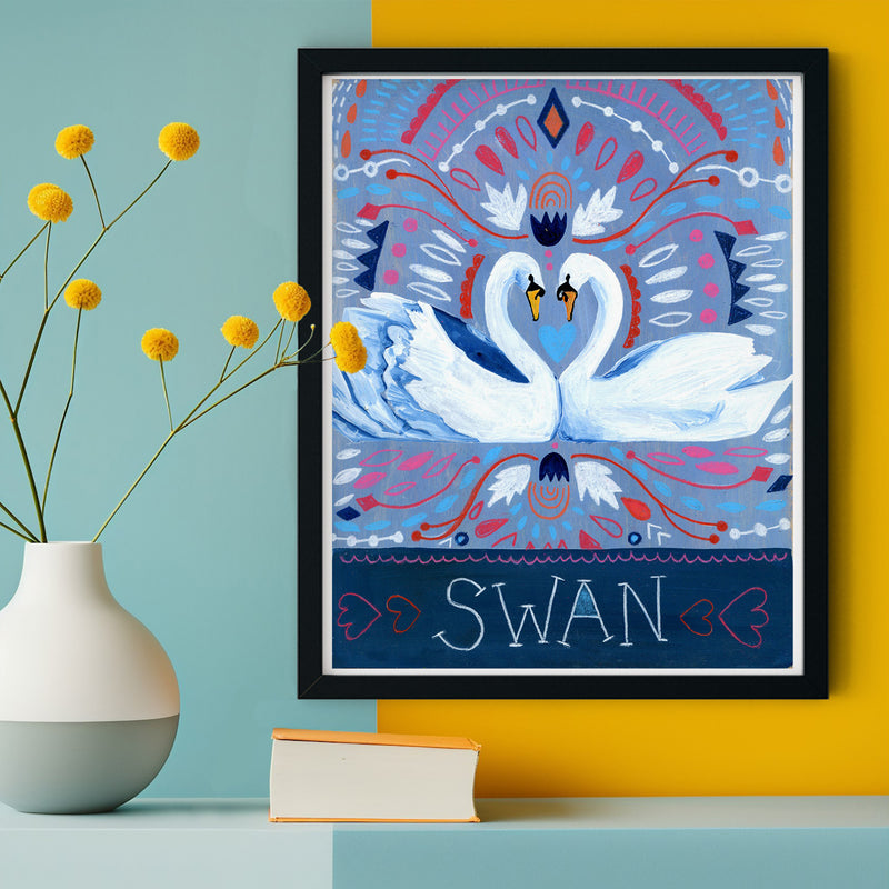 Animal Totem Print - Swan 2