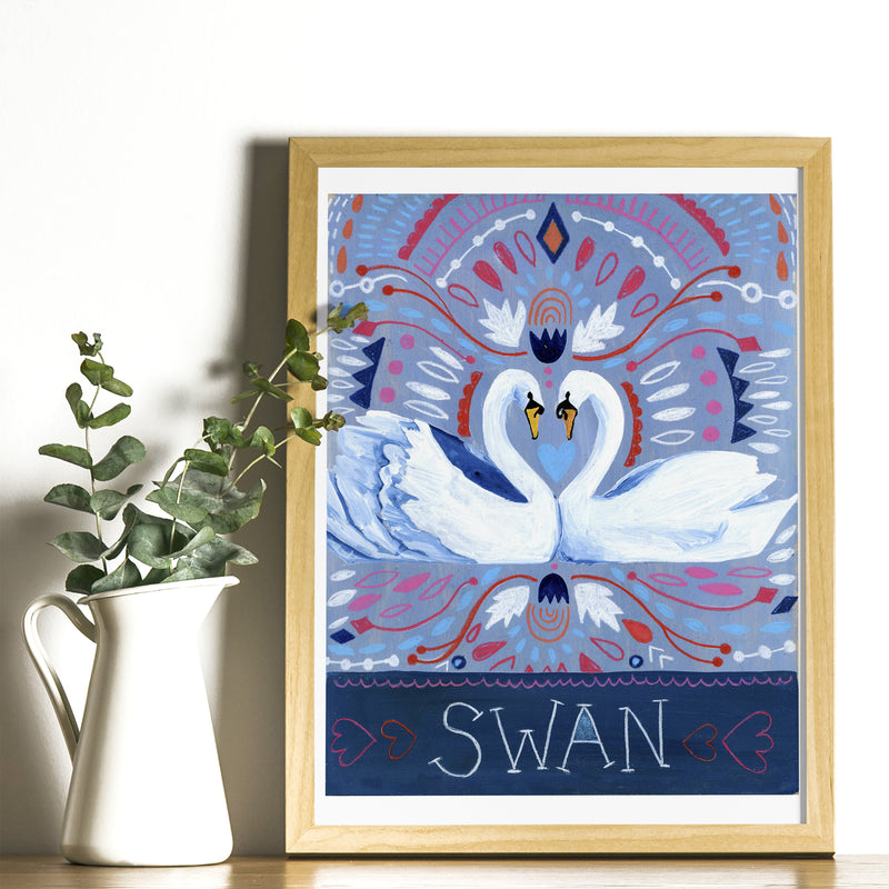 Animal Totem Print - Swan 2