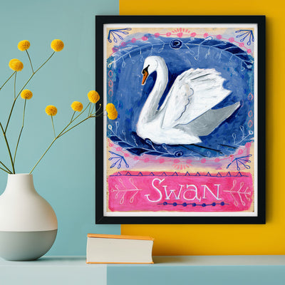 Animal Totem Print - Swan