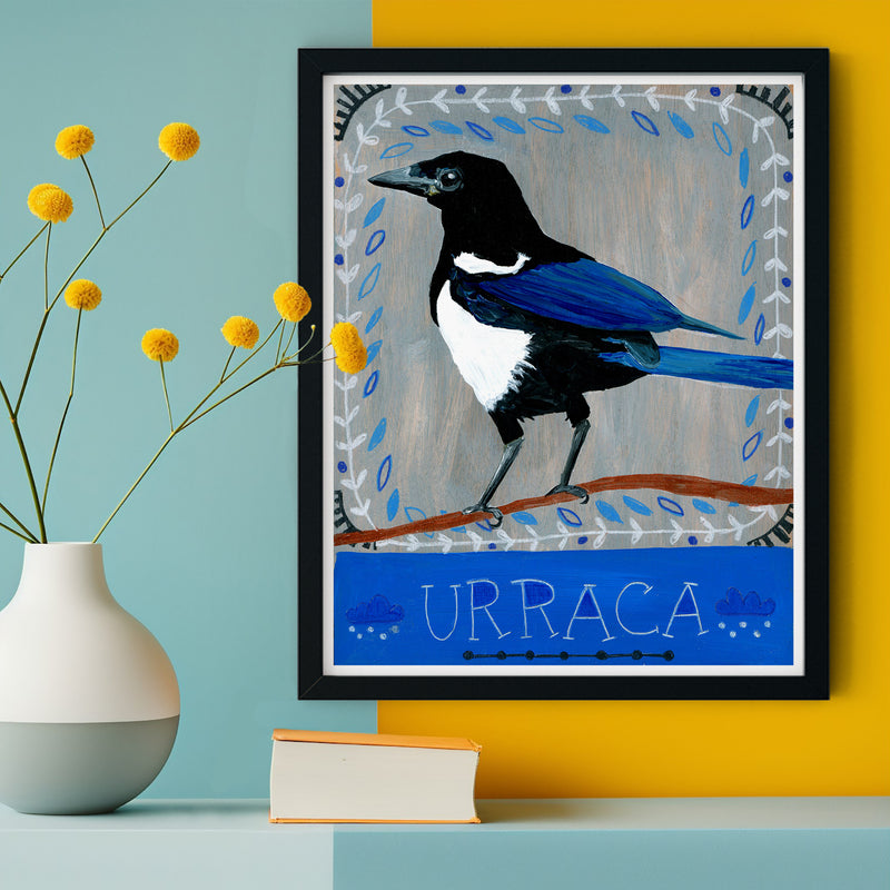 Animal Totem Print - Urraca