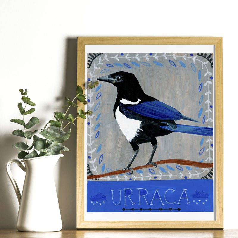 Animal Totem Print - Urraca