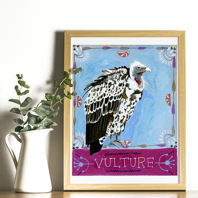 Animal Totem Print - Vulture