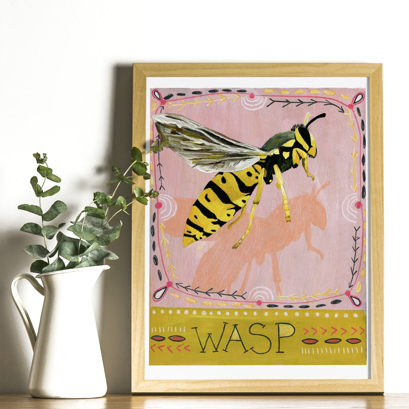 Animal Totem Print - Wasp