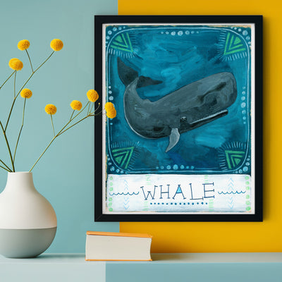 Animal Totem Print - Whale