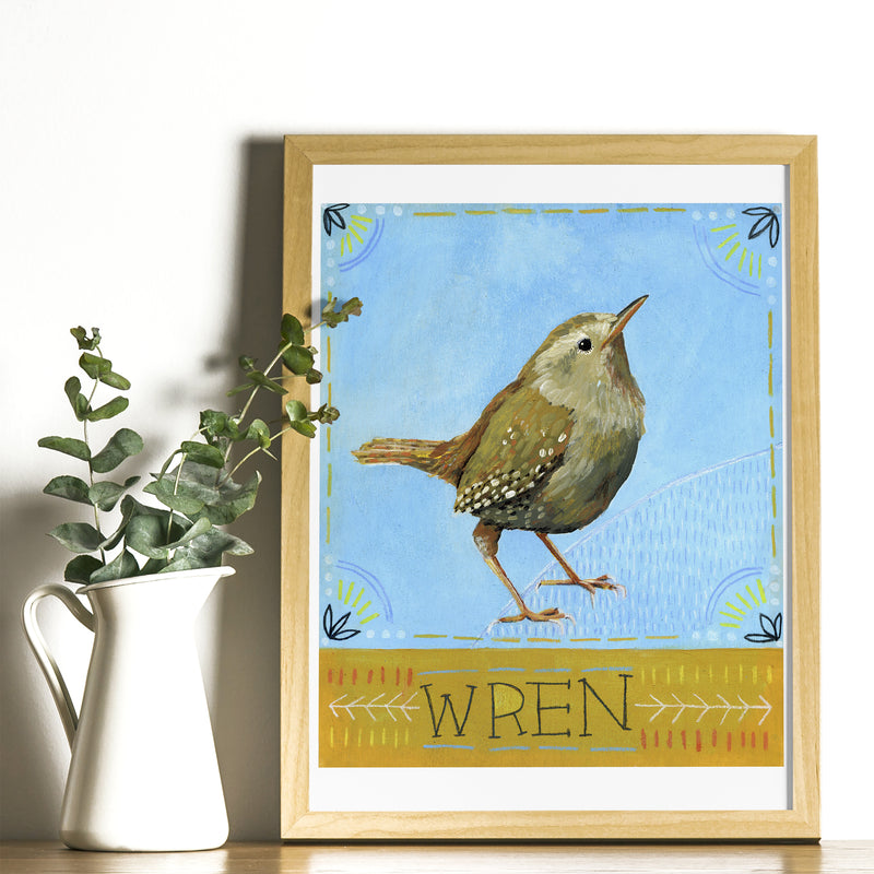 Animal Totem Print - Wren