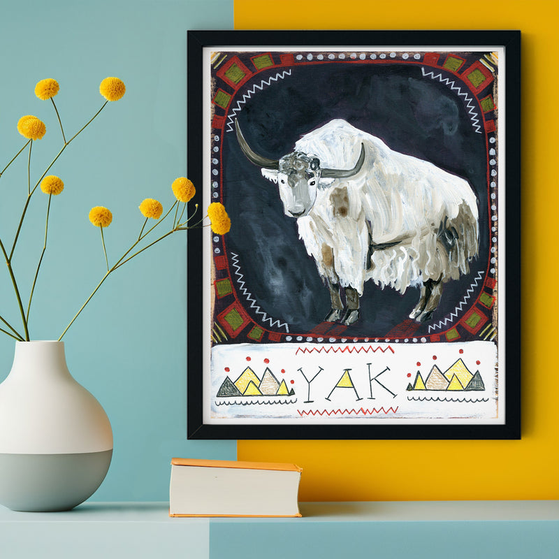 Animal Totem Print - Yak