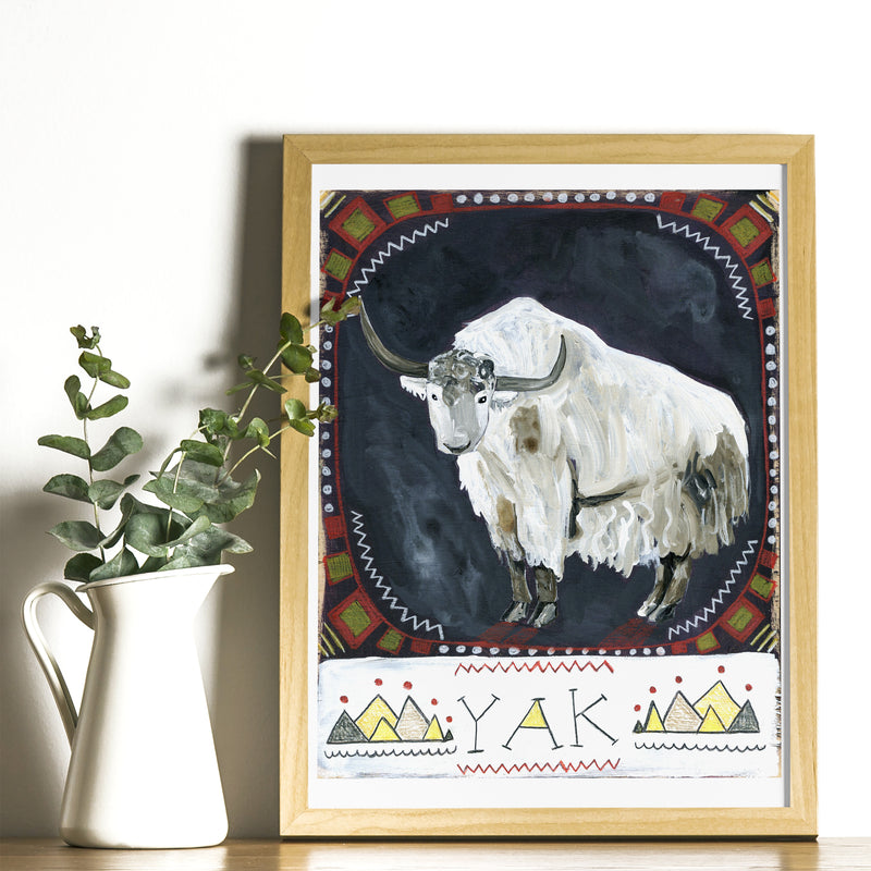 Animal Totem Print - Yak