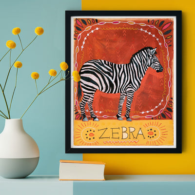 Animal Totem Print - Zebra