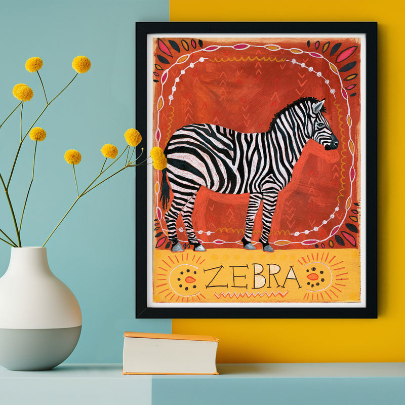 Animal Totem Print - Zebra