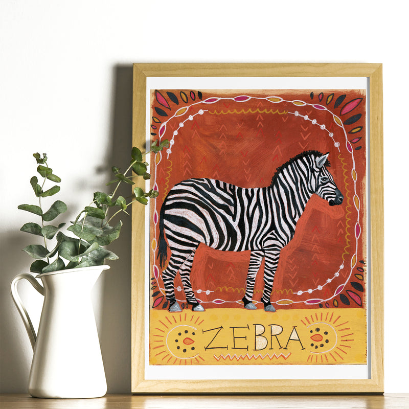 Animal Totem Print - Zebra