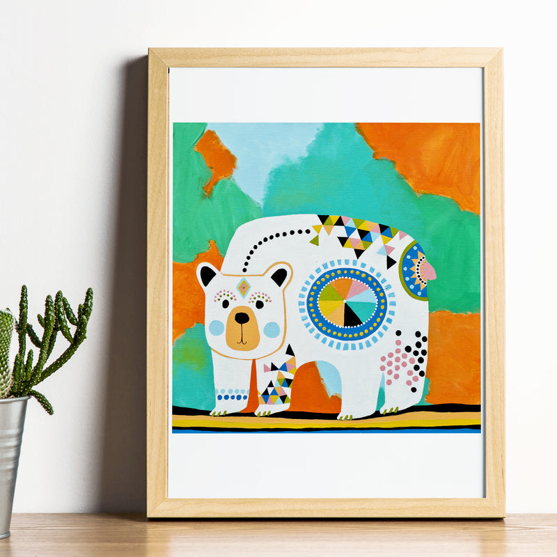 Art Print - Bear kid art