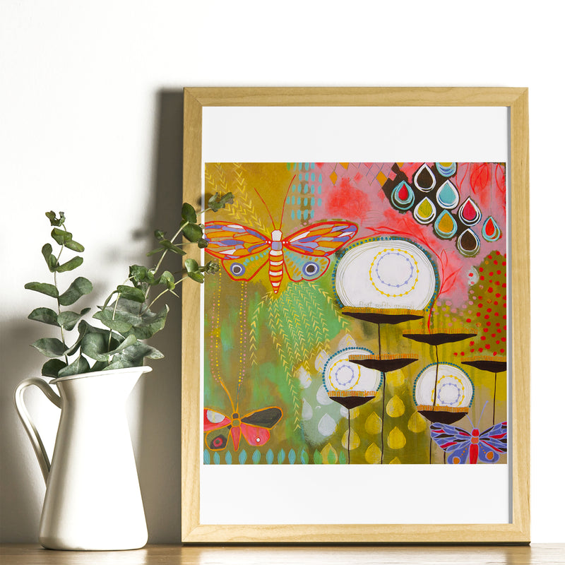 Art Print - Float Softly Upward