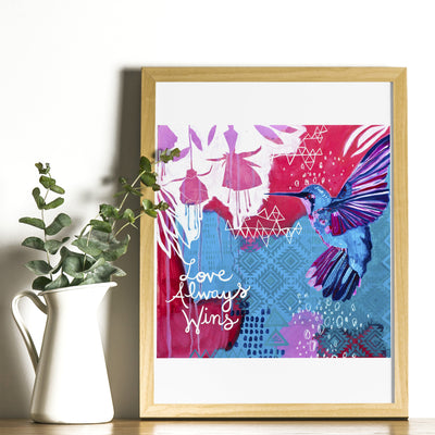 Art Print - Love Always Wins