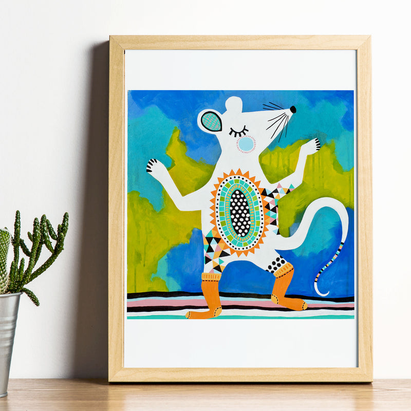 Art Print - Rat kid art